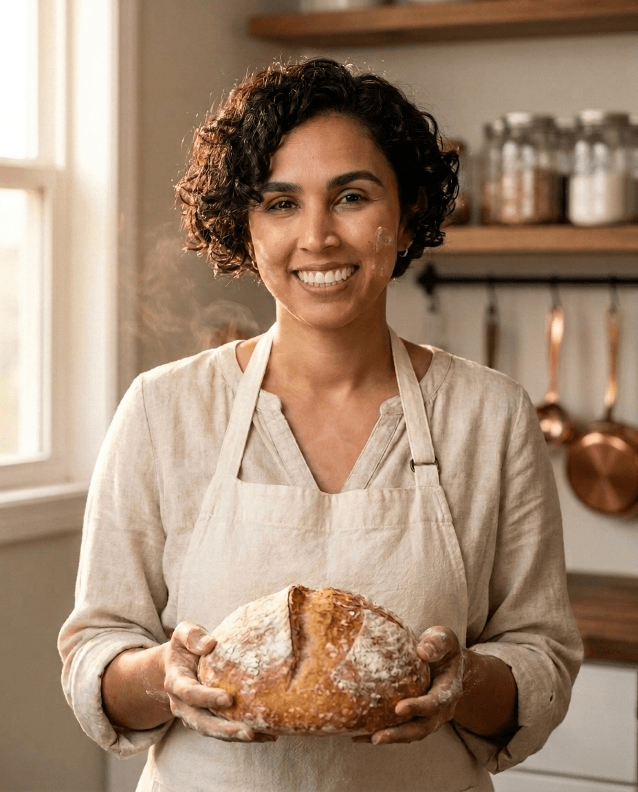 Daly Roman, baker behind Cozy Loaf Sourdough
